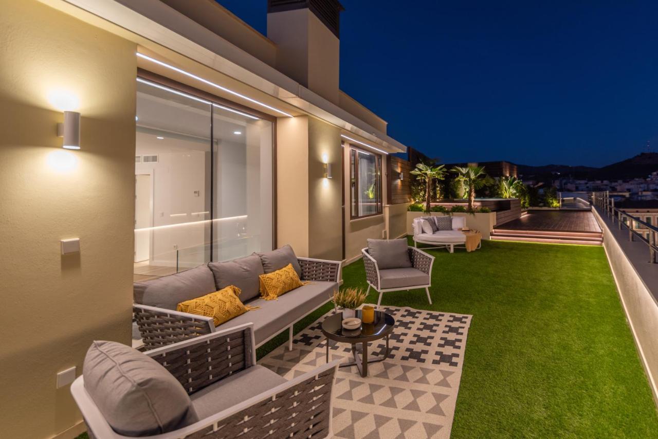 מאלגה Exclusive Penthouse & Terrace By Ele Apartments מראה חיצוני תמונה
